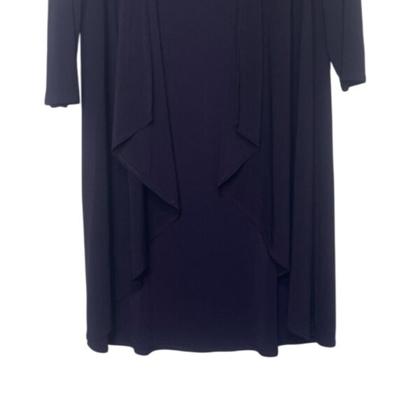 R & M Collection Long Sleeve Jacket Cardigan Womens Size 6 Eggplant New - Picture 4 of 7